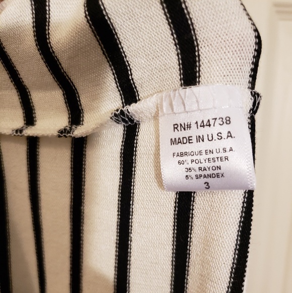 💫LAST ONE💫Hye Park&Lune Black Striped Comfy Soft Whitney Top - Picture 7 of 8